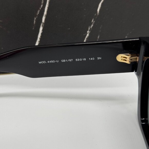 NEW VERSACE VE4492U GB1/87 WOMEN SUNGLASSES BLACK VE4492U GB187 EYEWEAR - Picture 9 of 11